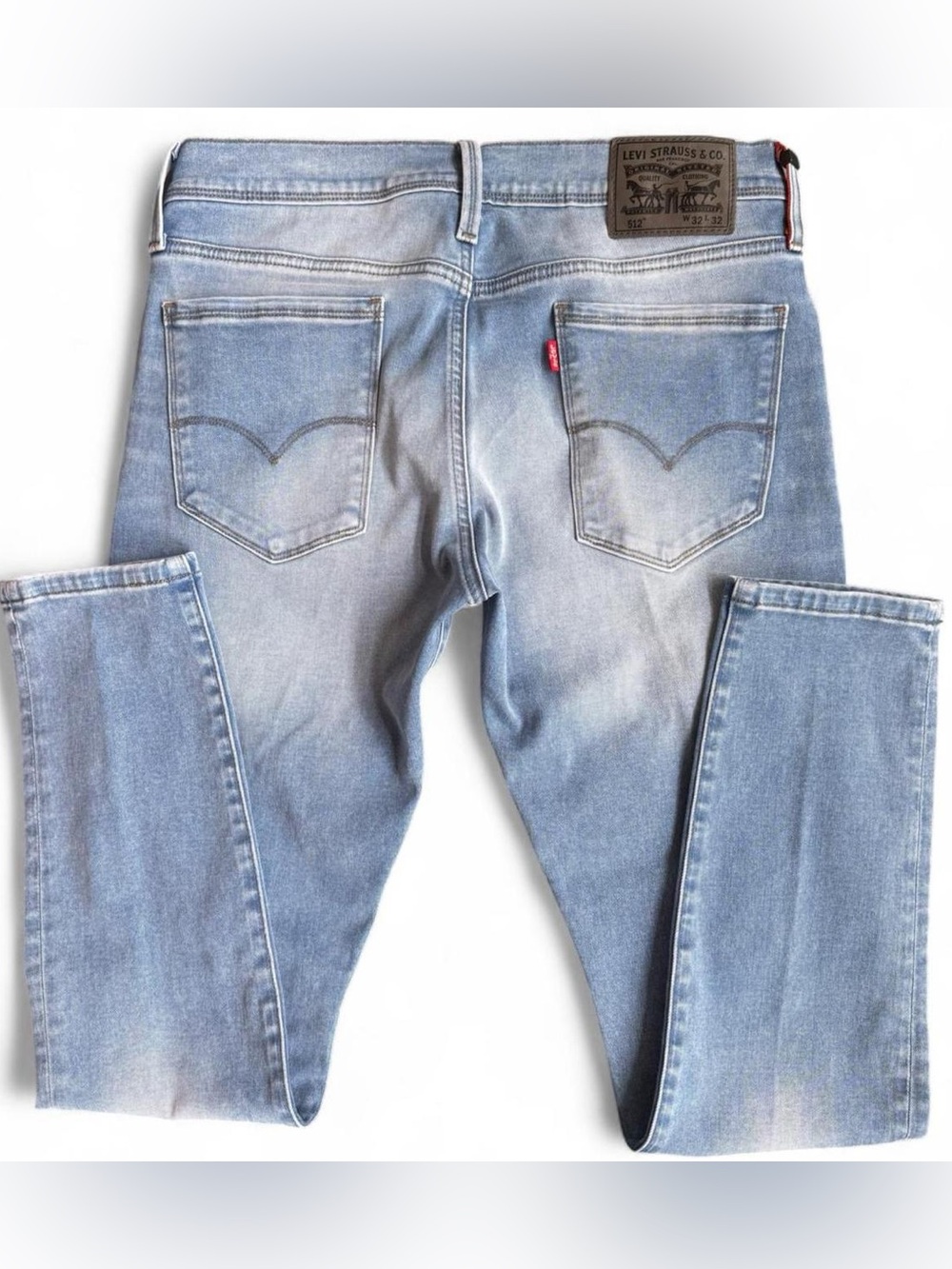 Levi’s 512 Slim Taper | Redloop Premium Edition | Light Wash | W32 L32 🔴